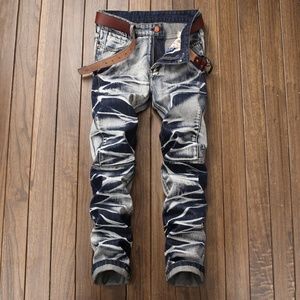 Trend jeans men's straight retro men's tide pants
